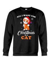 All I want for christmas is a cat Crewneck Sweatshirt thumbnail