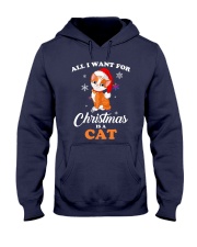 All I want for christmas is a cat Hooded Sweatshirt thumbnail
