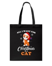 All I want for christmas is a cat Tote Bag thumbnail