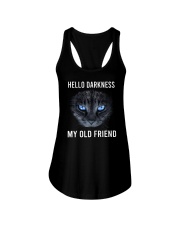 HELLO DARKNESS MY OLD FRIEND Ladies Flowy Tank tile