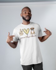 Boxer Peace Love Classic T-Shirt apparel-classic-tshirt-lifestyle-front-32