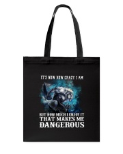 WOLF - It's now how crazy i am Tote Bag thumbnail