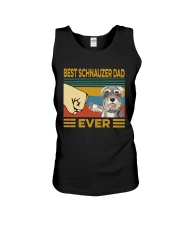 Best Schnauzer Dad Vintage Unisex Tank tile