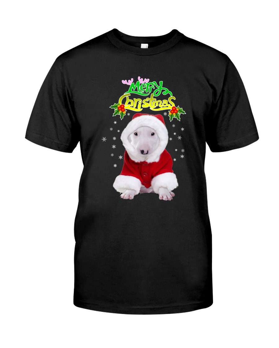 Bull Terrier Merry Xmas Classic T-Shirt
