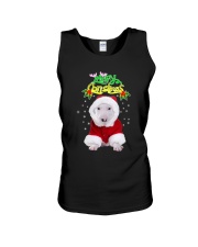 Bull Terrier Merry Xmas Unisex Tank thumbnail