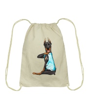 Doberman Pinschers I Love Mom Drawstring Bag thumbnail