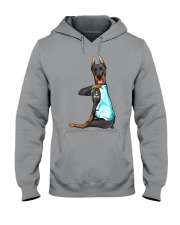Doberman Pinschers I Love Mom Hooded Sweatshirt thumbnail
