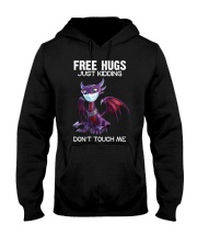 HUGS JUST KIDDING DON T TOUCH ME 1 Hooded Sweatshirt tile