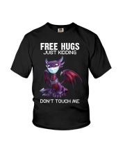 HUGS JUST KIDDING DON T TOUCH ME 1 Youth T-Shirt tile