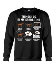 THINGS I DO IN MY SPARE TIME Crewneck Sweatshirt tile