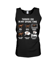 THINGS I DO IN MY SPARE TIME Unisex Tank tile