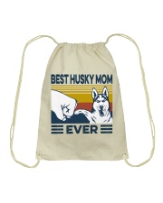 Best Husky Mom Drawstring Bag tile