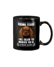 Dachshund Will Follow You Mug thumbnail