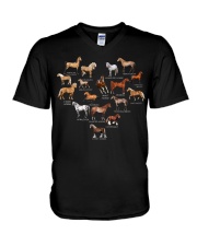 Horse Breeds V-Neck T-Shirt tile