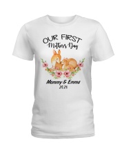 Mother Our First Mother's Day 2021 Deer Ladies T-Shirt tile
