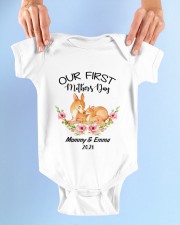 Mother Our First Mother's Day 2021 Deer Baby Onesie garment-baby-onesie-lifestyle-front-02