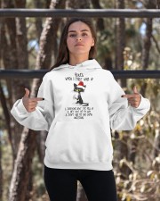 CAT RULES WHEN I FIRST WAKE UP Hooded Sweatshirt apparel-hooded-sweatshirt-lifestyle-05