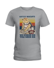 Cat Kittzy Biscuit Ladies T-Shirt tile