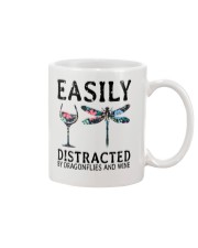 Easily Distracted By Dragonflies And Wine Mug thumbnail