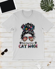 Kinda Busy Being A Cat Mom NT516 Classic T-Shirt lifestyle-mens-crewneck-front-17