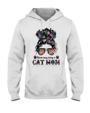 Kinda Busy Being A Cat Mom NT516 Hooded Sweatshirt tile