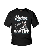 French Bulldog Mom Life Youth T-Shirt thumbnail