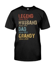 Father Legend Husband Dad Grandy Classic T-Shirt front