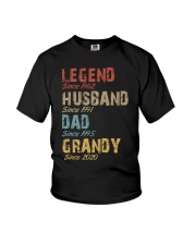 Father Legend Husband Dad Grandy Youth T-Shirt tile