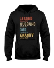Father Legend Husband Dad Grandy Hooded Sweatshirt tile