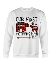 Mother Our First Mother's Day Bear 2021 Crewneck Sweatshirt tile