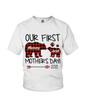 Mother Our First Mother's Day Bear 2021 Youth T-Shirt tile
