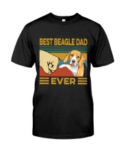 Best Beagle Dad Vintage Classic T-Shirt front