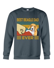 Best Beagle Dad Vintage Crewneck Sweatshirt tile
