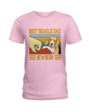 Best Beagle Dad Vintage Ladies T-Shirt tile