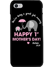You're Doing A Great Job 1st Mother's Day Elephant Phone Case tile