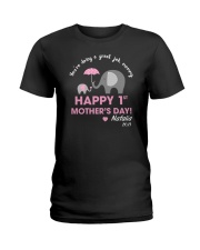 You're Doing A Great Job 1st Mother's Day Elephant Ladies T-Shirt front