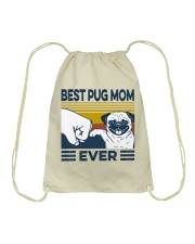 Best Pug Mom Drawstring Bag tile