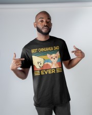 Best Chihuahua Dad Vintage Classic T-Shirt apparel-classic-tshirt-lifestyle-front-32
