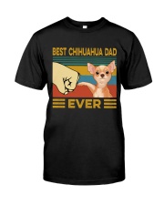 Best Chihuahua Dad Vintage Classic T-Shirt front