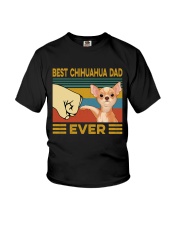 Best Chihuahua Dad Vintage Youth T-Shirt tile