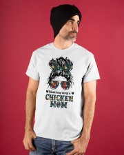 Kinda Busy Being A Chicken Mom NT511 Classic T-Shirt apparel-classic-tshirt-lifestyle-front-89