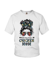 Kinda Busy Being A Chicken Mom NT511 Youth T-Shirt tile
