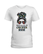 Kinda Busy Being A Chicken Mom NT511 Ladies T-Shirt tile