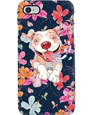 Pit Bull Happy Flower Phonecase Phone Case i-phone-7-case