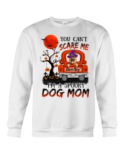 Personalized German Shepherd You Can't Scare Me I'm A Spooky Dog Mom Crewneck Sweatshirt tile