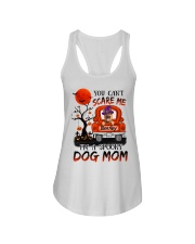 Personalized German Shepherd You Can't Scare Me I'm A Spooky Dog Mom Ladies Flowy Tank tile