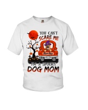 Personalized German Shepherd You Can't Scare Me I'm A Spooky Dog Mom Youth T-Shirt tile
