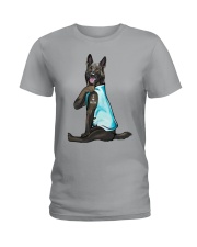 German Shepherd Dog I Love Mom Ladies T-Shirt thumbnail