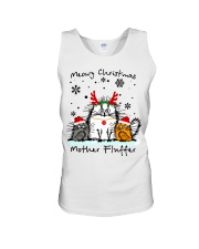 MEOWY CHRISTMAS Unisex Tank tile