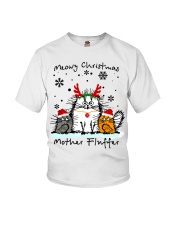 MEOWY CHRISTMAS Youth T-Shirt tile